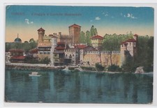 PI TO 23 Torino Villaggio e castello medievale viaggiata 1918