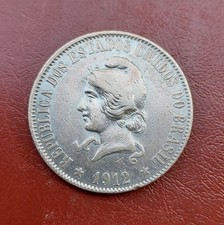 BRASILE 2000  REIS 1912. Moneta Argento