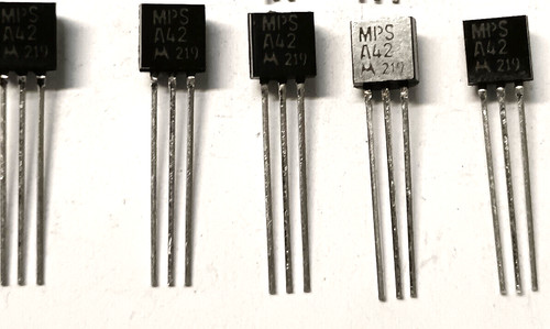 Mpsa42 motorola transistor - 5,