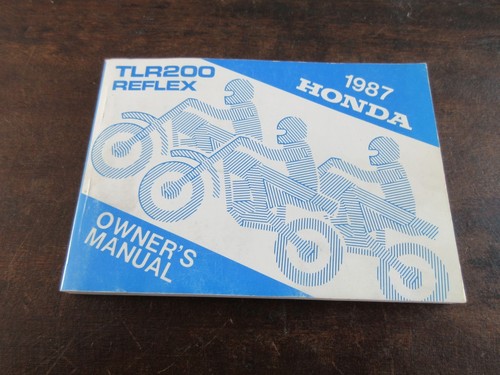 Honda tlr200 reflex 1987 - honda,