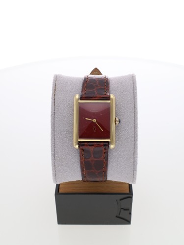 Cartier tank vermeil - cartier,