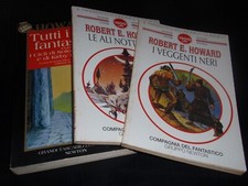 ROBERT E. HOWARD – 3 LIBRI - I VEGGENTI NERI - LE ALI NOTTURNE - SOLOMON KANE