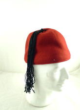 FEZ MILITARE WW2 GERMANIA SS MUSULMANI TEDESCO RIEVOCAZIONE  REENACTMENT REPRO