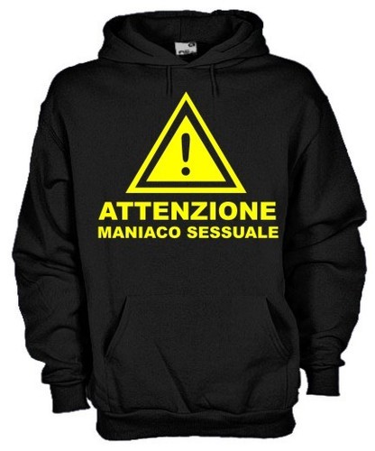 Felpa fun kg34 attenzione - fun,