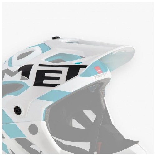 Visiera paracadute met bianco - met,