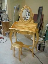 TOLETTE PETTINIERA IN LEGNO