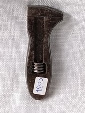 ANTICA CHIAVE INGLESE A RULLINO ABINGDON VECCHIA FERRO BATTUTO 10,5 CM. CO37