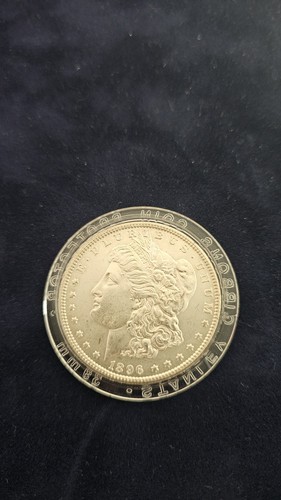 Moneta dollaro argento 1896 - moneta,