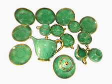 SERVIZIO DA Tè VINTAGE  VERDE