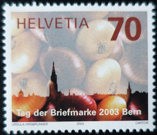 TIMBRE de SUISSE - VILLE de