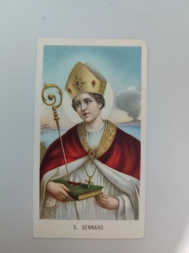 San gennaro holy - holy, card,