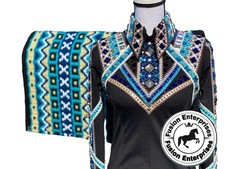 Giacca da spettacolo Western Showmanship Horsemanship piacere con camicia...