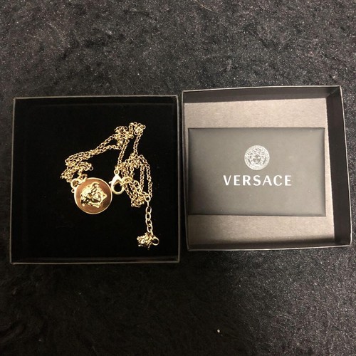 Versace collana oro medusa