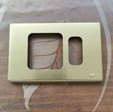 Placca in alluminio color oro