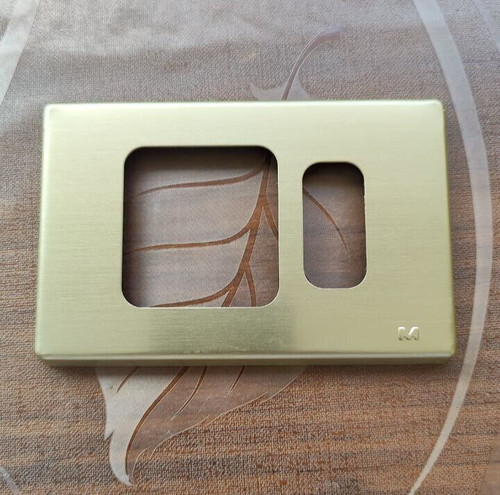 Placca alluminio color oro - placca,