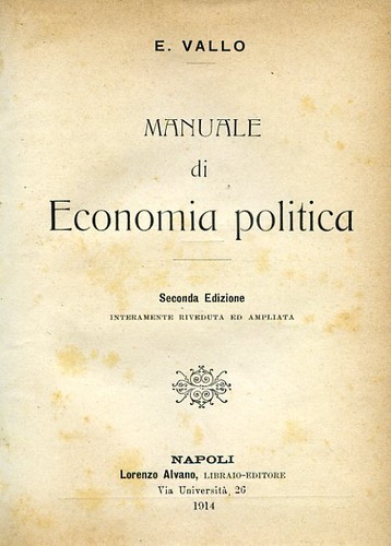 Manuale economia politica - di,