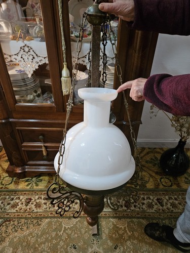 Antico lampadario vintage - antico,