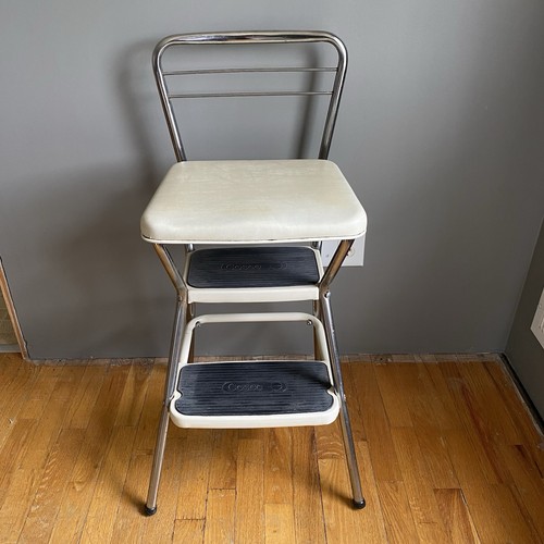 Sgabello gradini vintage - sgabello,