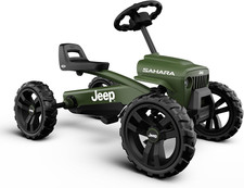 Pedale-Gokart Buzzy Jeep Sahara | Veicolo per Bambini Pedali, Sicurezza E Stabil