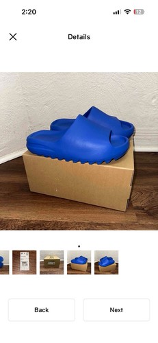 Adidas yeezy slide azzurro blu - adidas,