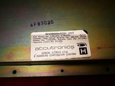 Hammond Unita riverbero  per organi Hammond e Farfisa mod. 255  funzionante