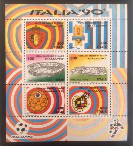 1990 italia foglietto - 1990,