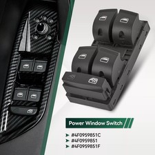 Pulsantiera alzacristalli sinistra per AUDI A3 (03-12), A6 C6 (04-11) Q7 (06-15)