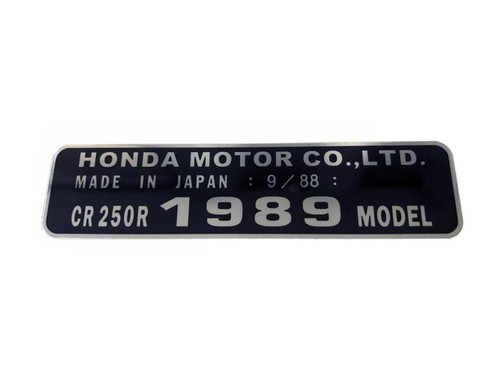 Targa identificativa