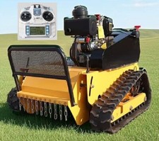 TRINCIA TAGLIO 550mm MOTORE 224cc 10hp BENZINA * CINGOLATO TELECOMANDATO