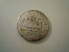 GETTONE PER DISTRIBUTORI AUTOMATICI " FAEMA 74 " TOKEN JETON BEVERAGE CAFFE (7)