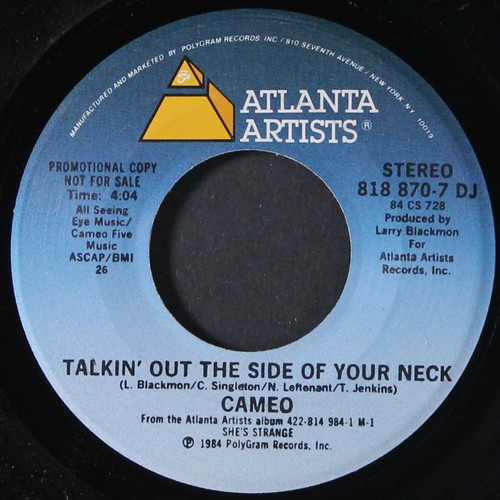 Cameo talkin out the side - out,