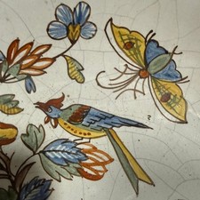 Antico piatto in gres Rouen