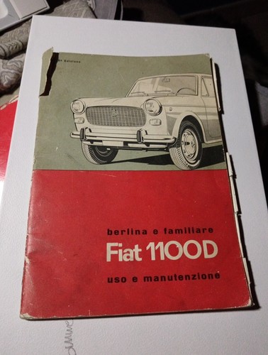 Fiat 1100 libretto uso - fiat,