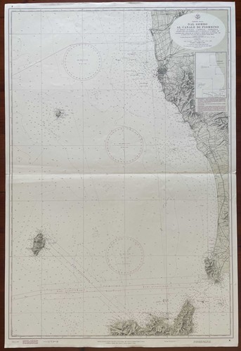 Carta nautica dal - dal, gombo