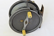 Mulinello in lega Hardy The Silex 4 1/4" c 1900 con cerchio ritagliato in fabbrica