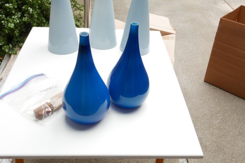 Due ciondoli holmegaard blu - blu,