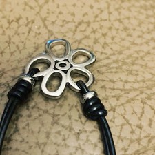 SALDI Bracciali Bracciale Acciaio Pizzo Madreperla Cuore Fiore