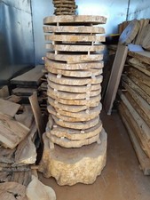 legno-wood di ulivo/olivo, vari Ø 35/45cm, tagliere, orologio, resina epoxy