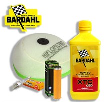 Kit/tagliando Beta Enduro/RR/350/520 Bardahl XTC 10W50 filtro olio aria candela 