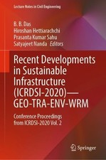 Recent Developments in Sustainable Infrastructure (ICRDSI-202... - 9789811675089