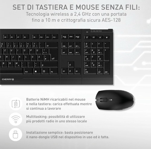 Tastiera mouse cherry - tastiera,