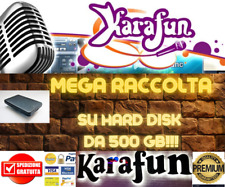 22 MILA VERE BASI KARAOKE KARAFUN VERA RACCOLTA COMPLETA SU HARD DISK 500 GB!!!