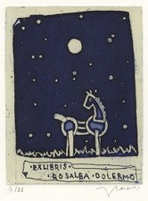 CASORATI FRANCESCO  "EX LIBRIS