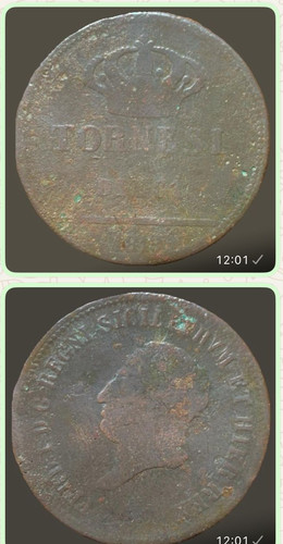 Tornesi 1819 ferdinando - tornesi,
