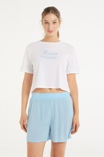 PIGIAMA CORTO TEZENIS BIANCO