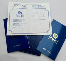 Piaget certificato non - certificato,