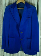 Blazer vintage blu elettrico