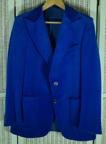 Blazer vintage blu elettrico