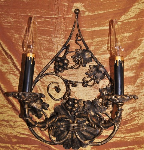 Lampadario applique vintage - lampadario,
