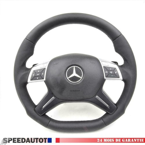 Volante appiattito pelle - volante,